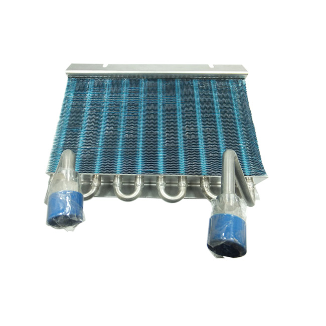 Condensador Con Tubo De Acero Inoxidable Y Aleta De Aluminio